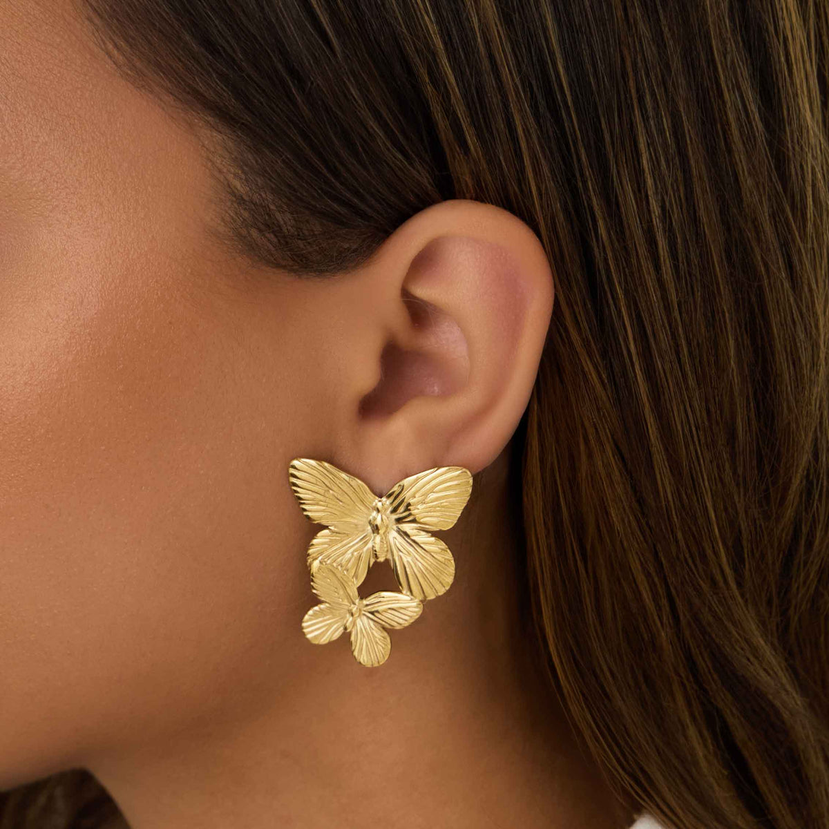 Eden Butterfly Stud Earrings