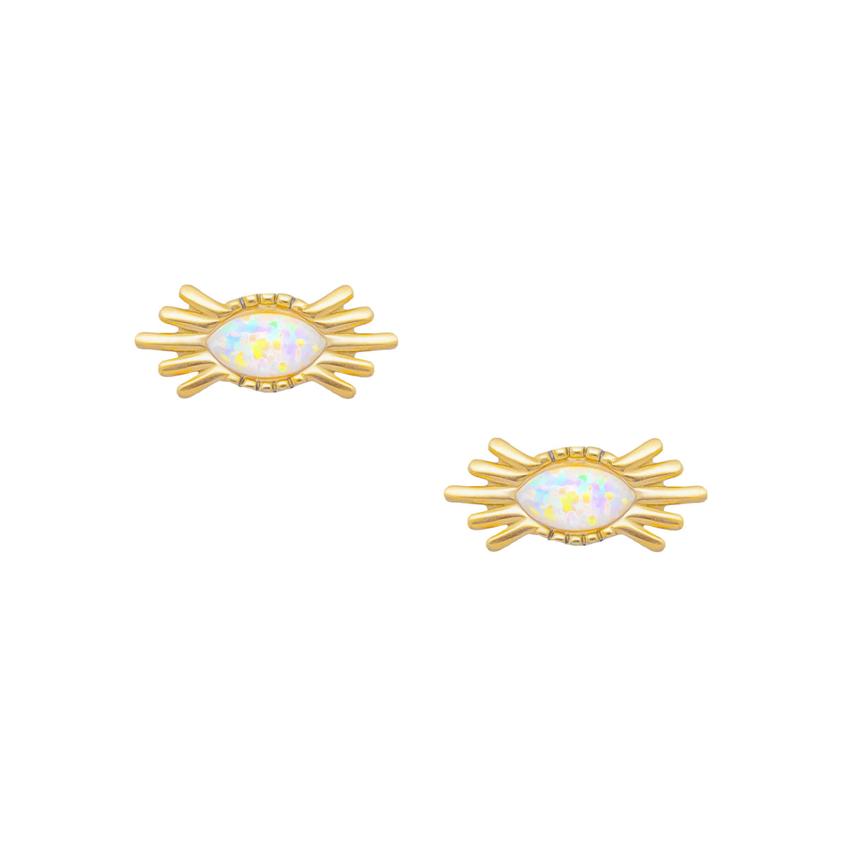 Reef Opal Stud Earrings