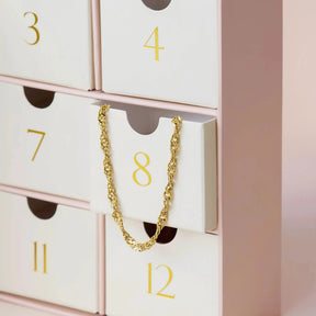 Bohomoon Stainless Steel 12 Day Advent Calendar - Gold