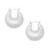 Bohomoon Stainless Steel Aire Hoop Earrings