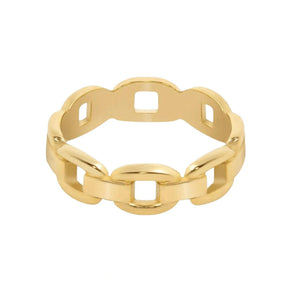 Bohomoon Stainless Steel Analeise Chain Ring