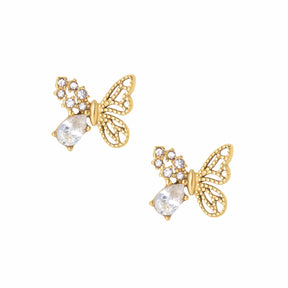 Bohomoon Stainless Steel Andie Butterfly Stud Earrings