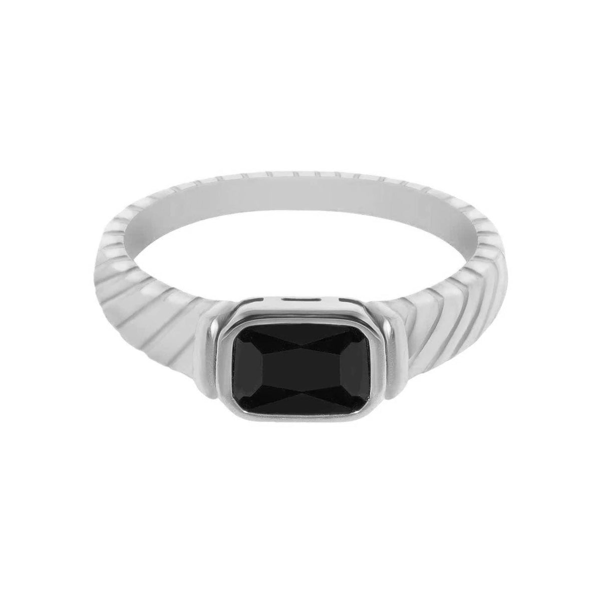 Bohomoon Stainless Steel Aura Ring