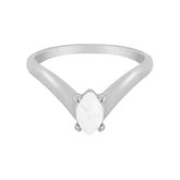 BohoMoon Stainless Steel Bonita Opal Ring Silver / US 5 / UK J / EUR 49 (x small)