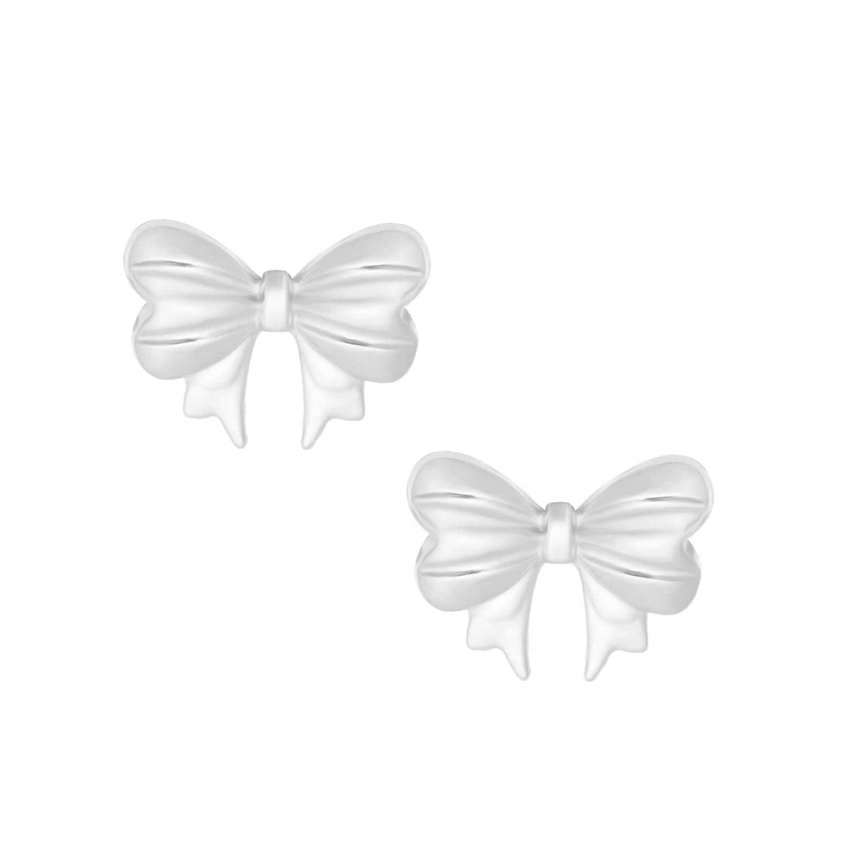 Bohomoon Stainless Steel Bow Stud Earrings