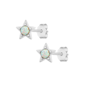 Bohomoon Stainless Steel Caprice Opal Stud Earrings