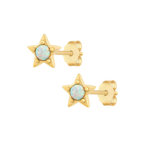 Bohomoon Stainless Steel Caprice Opal Stud Earrings