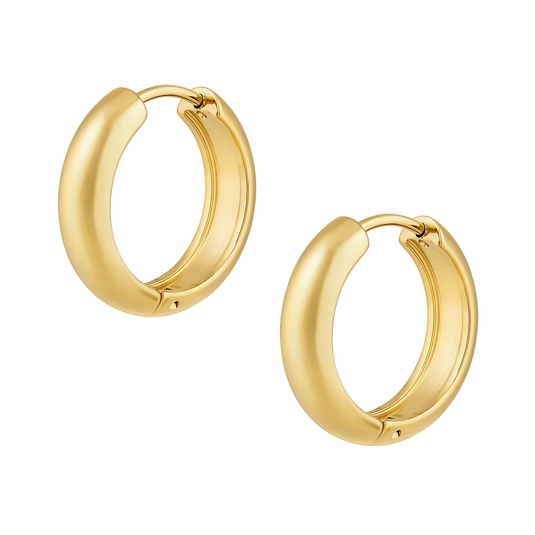 Bohomoon Stainless Steel Chunky Hoop Earrings