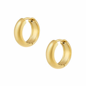 Bohomoon Stainless Steel Chunky Hoop Earrings