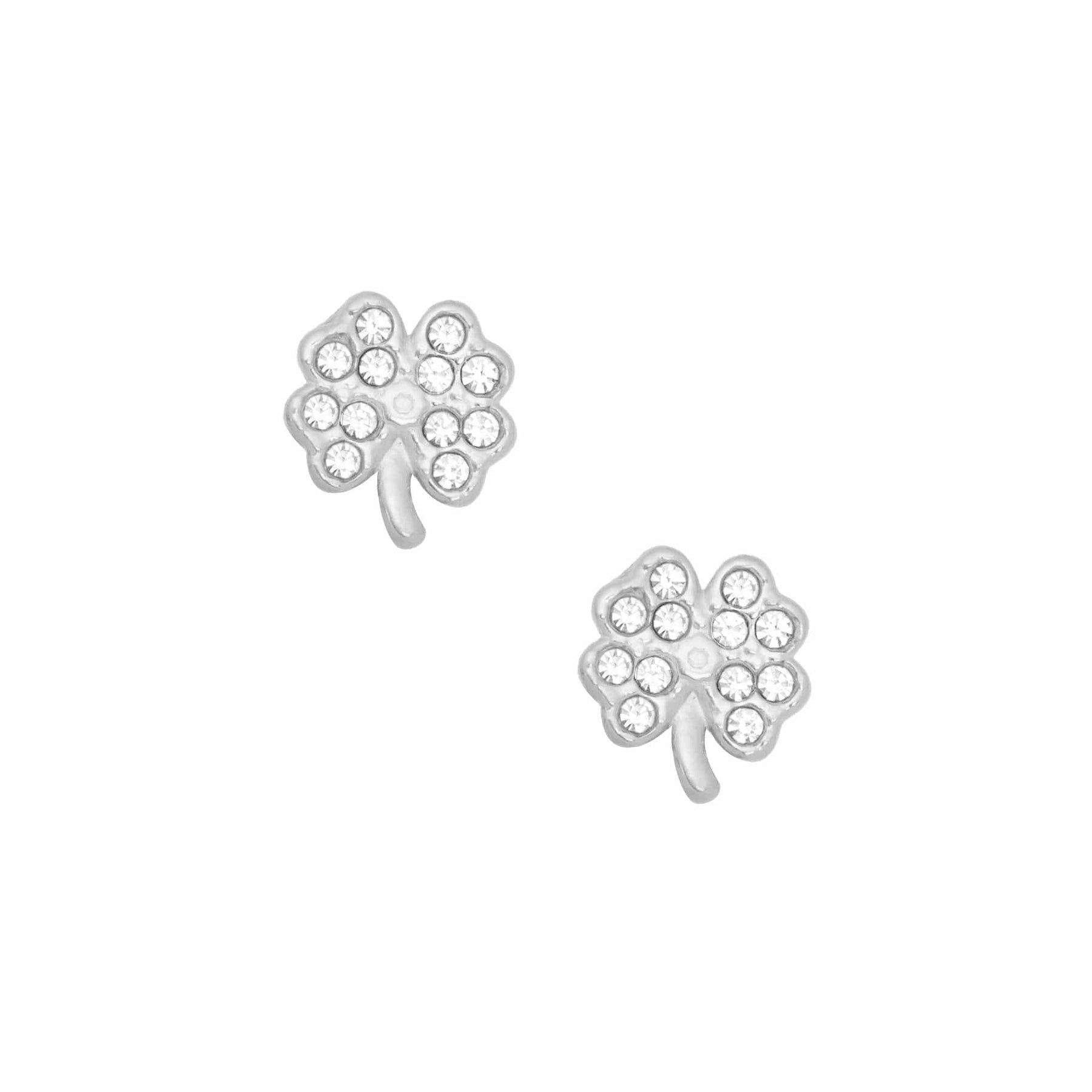 Bohomoon Stainless Steel Clover Stud Earrings