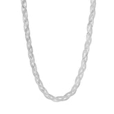 BohoMoon Stainless Steel Dahlia Necklace Silver