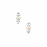 Bohomoon Stainless Steel Daylight Opal Stud Earrings