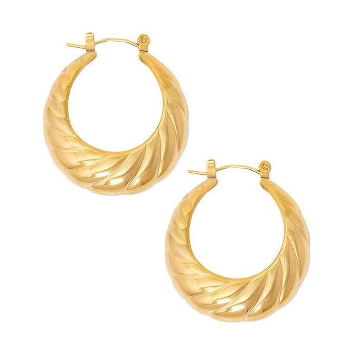 BOHOMOON Desire Hoop Earrings | Waterproof & Tarnish Free Stainless