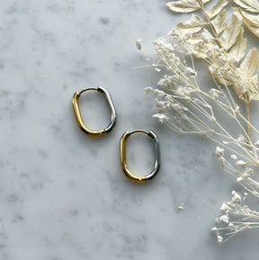 Bohomoon Stainless Steel Echo Hoop Earrings