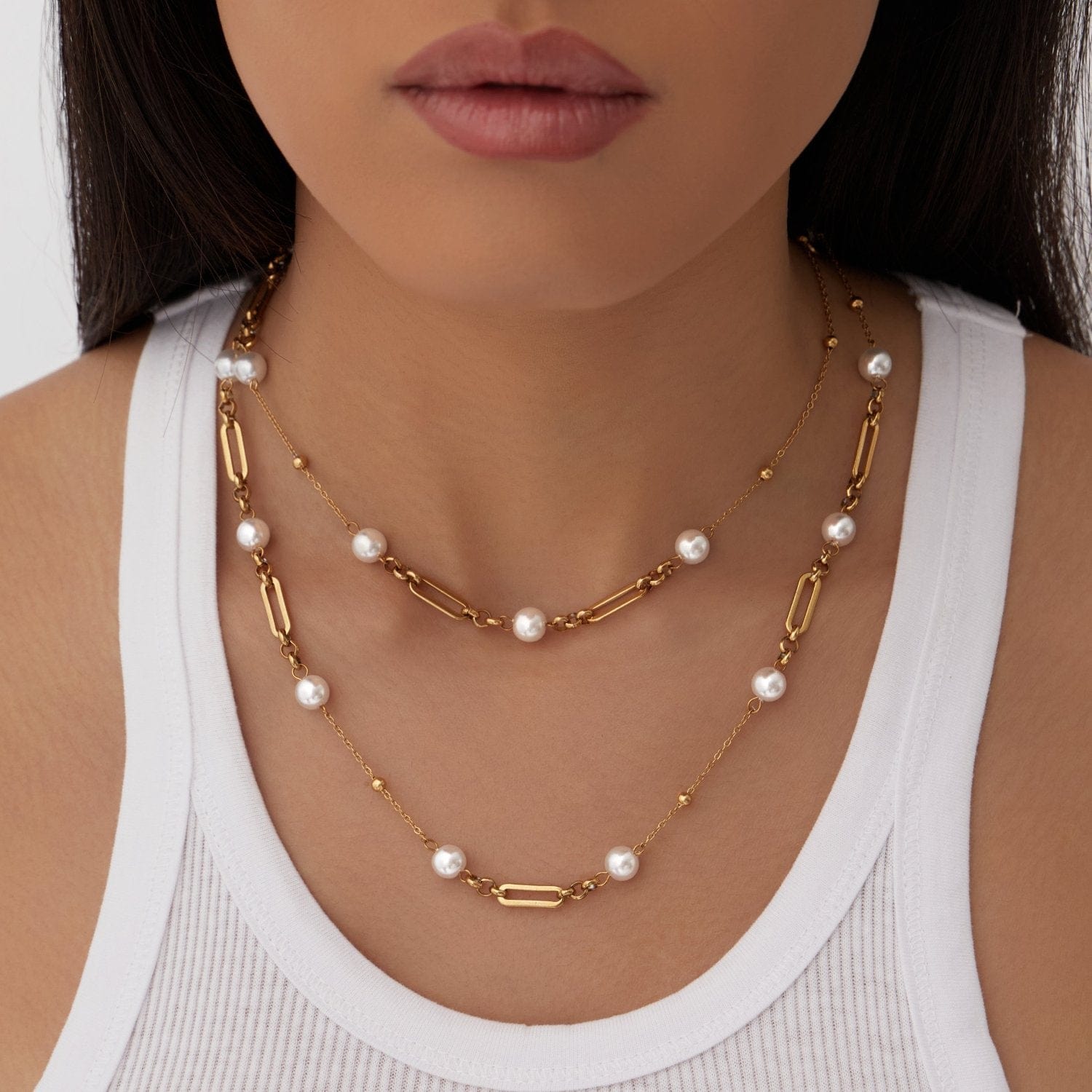 Bohomoon Stainless Steel Eden Pearl Necklace