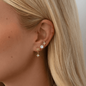 Bohomoon Stainless Steel Elizabeth Stud Earrings