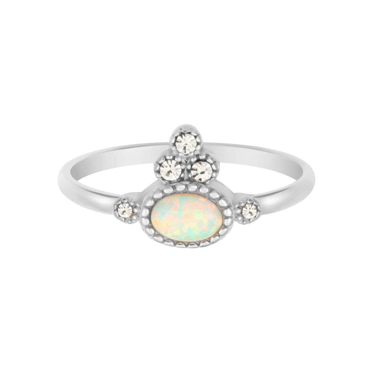 BohoMoon Stainless Steel Free Spirit Opal Ring