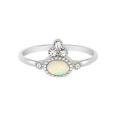 BohoMoon Stainless Steel Free Spirit Opal Ring