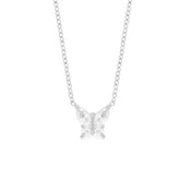 BohoMoon Stainless Steel Glimmer Butterfly Necklace Silver