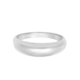 BohoMoon Stainless Steel Golden Ring Silver / US 5 / UK J / EUR 49 (x small)