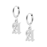 Bohomoon Stainless Steel Gothic Custom Hoop Earrings