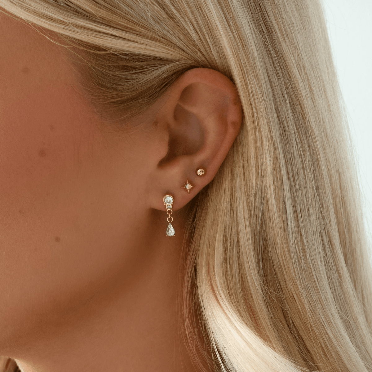 Bohomoon Stainless Steel Hannah Stud Earrings
