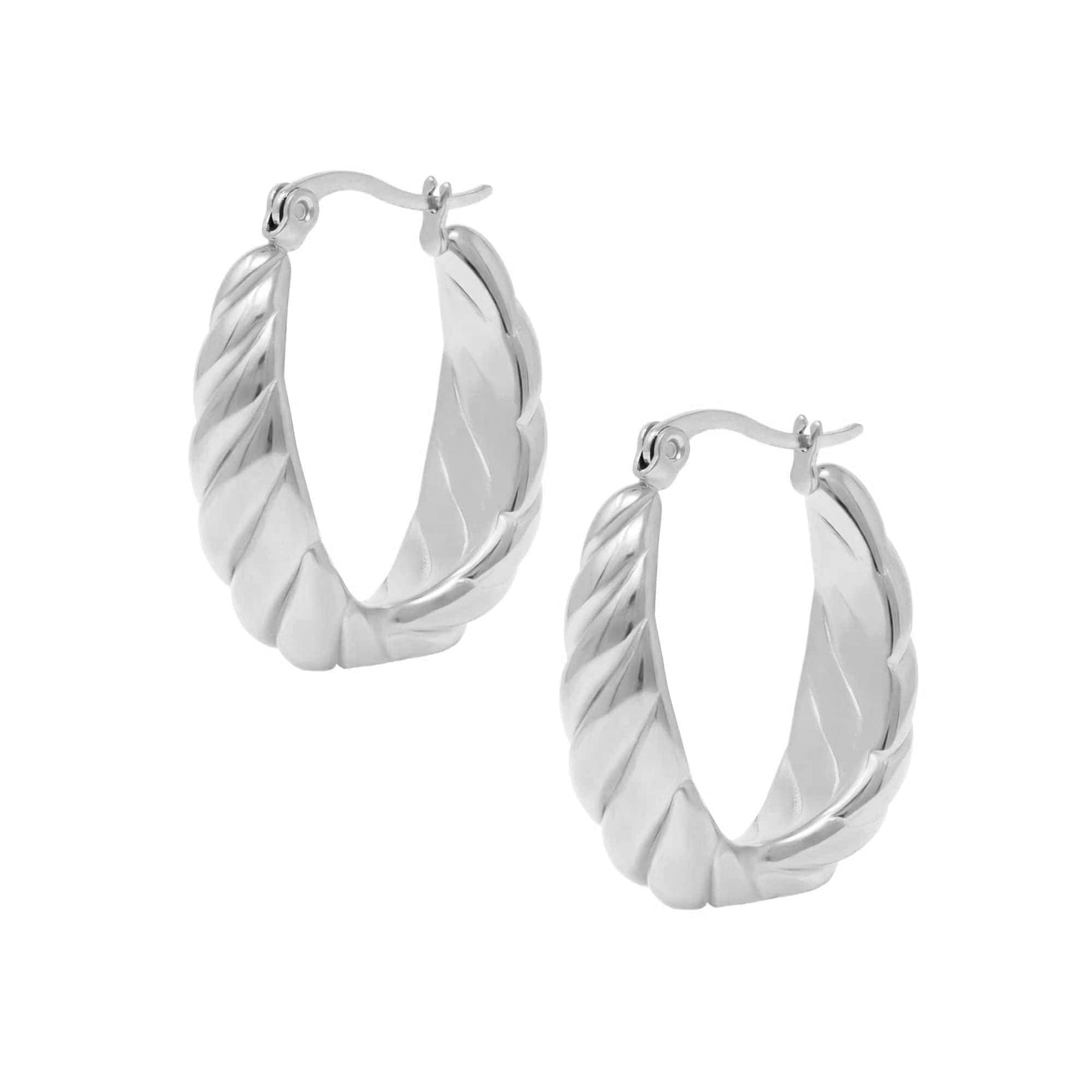 Bohomoon Stainless Steel Honey Hoop Earrings