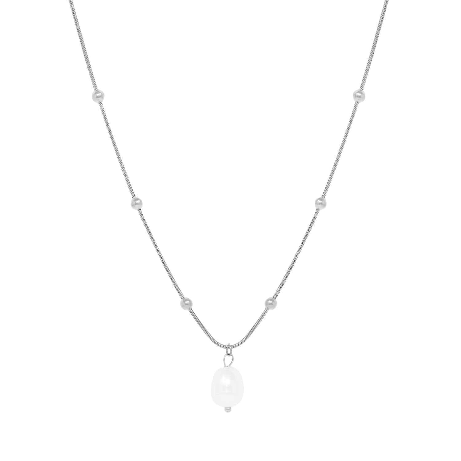 Bohomoon Stainless Steel Katia Pearl Necklace