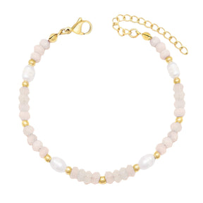 Bohomoon Stainless Steel Lila Pearl Bracelet