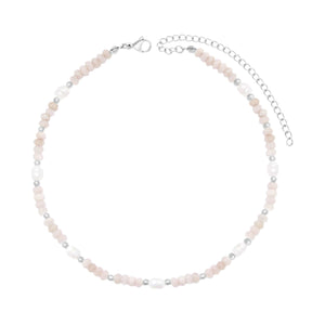 Bohomoon Stainless Steel Lila Pearl Choker