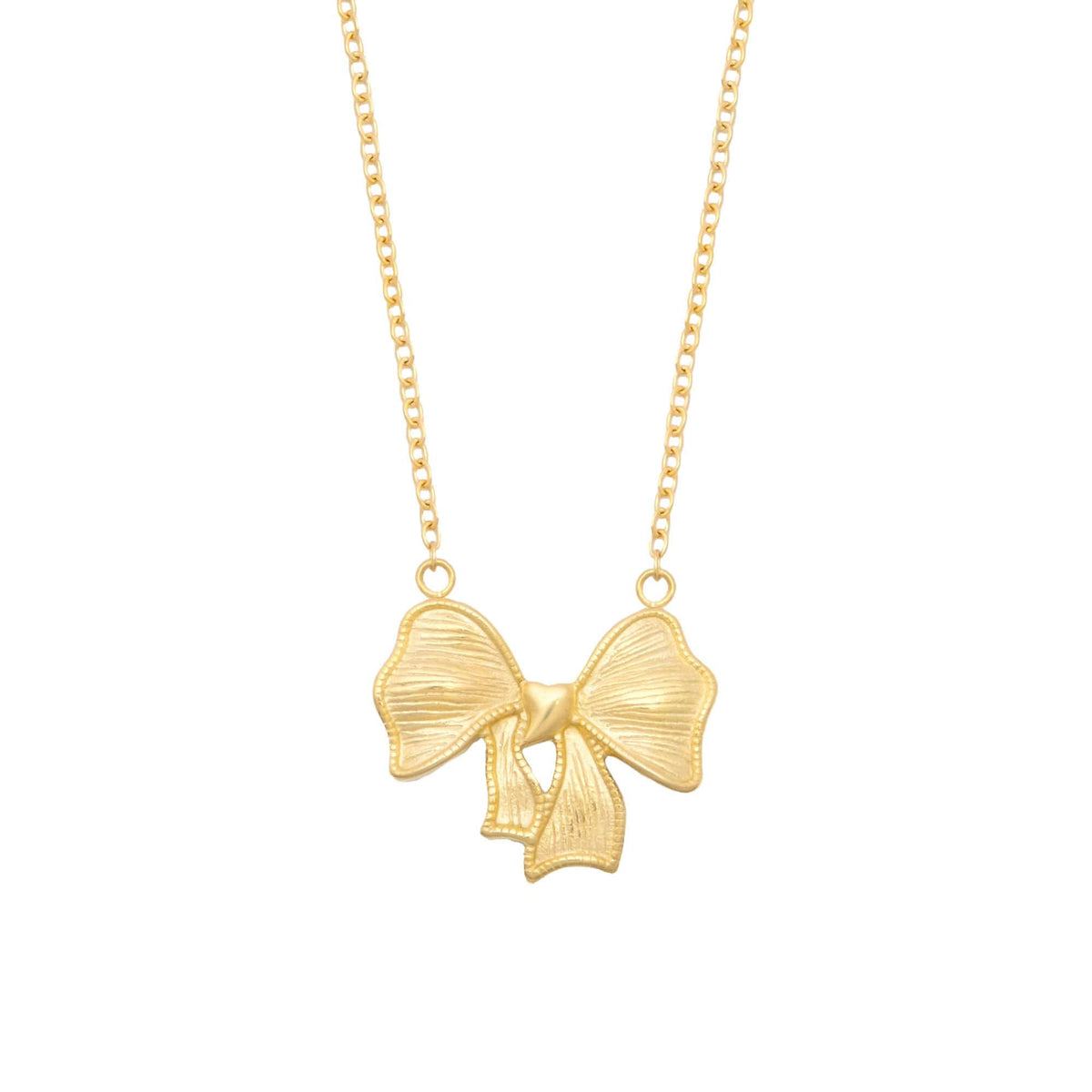 Bohomoon Stainless Steel Marci Bow Necklace
