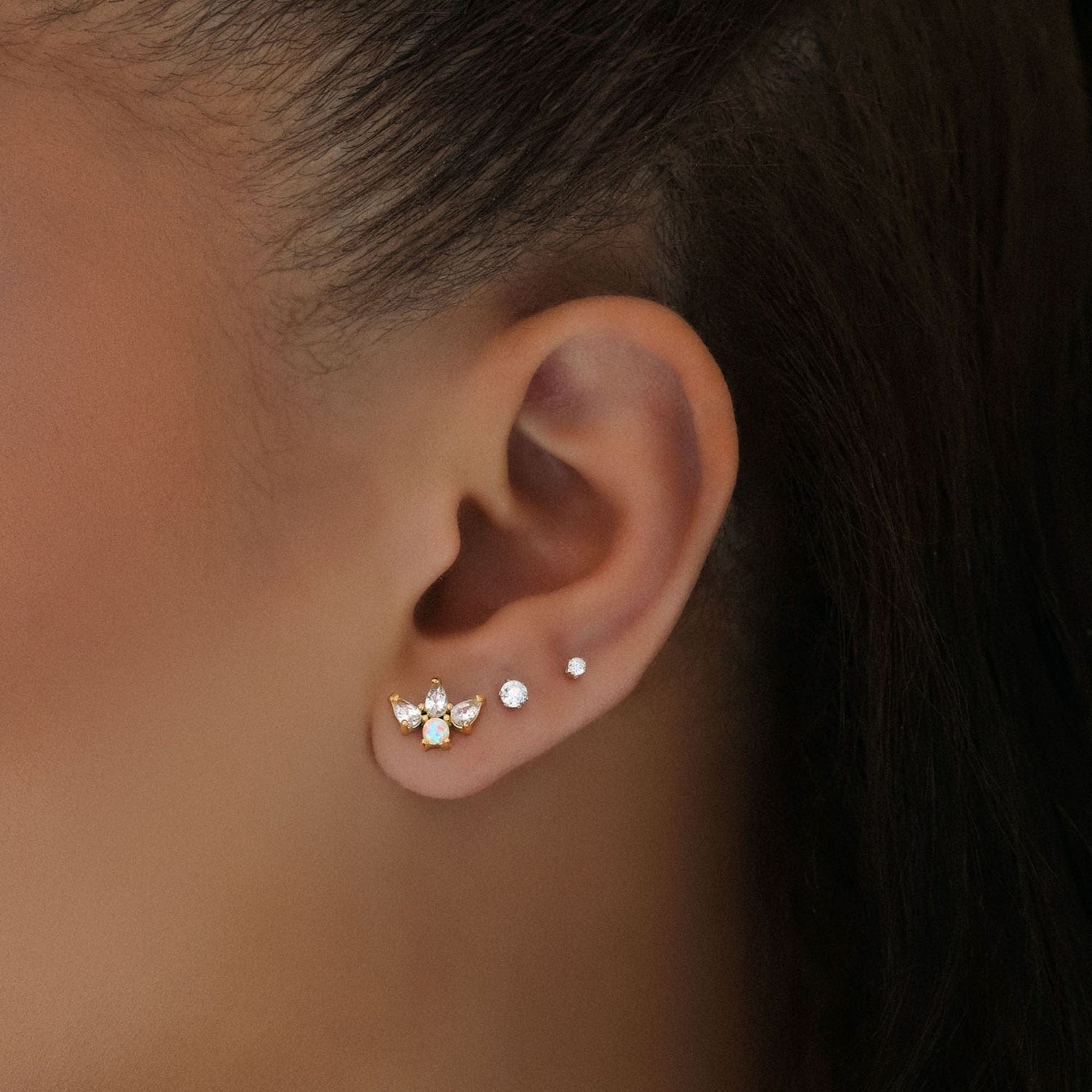 Bohomoon Stainless Steel Molly Stud Earrings