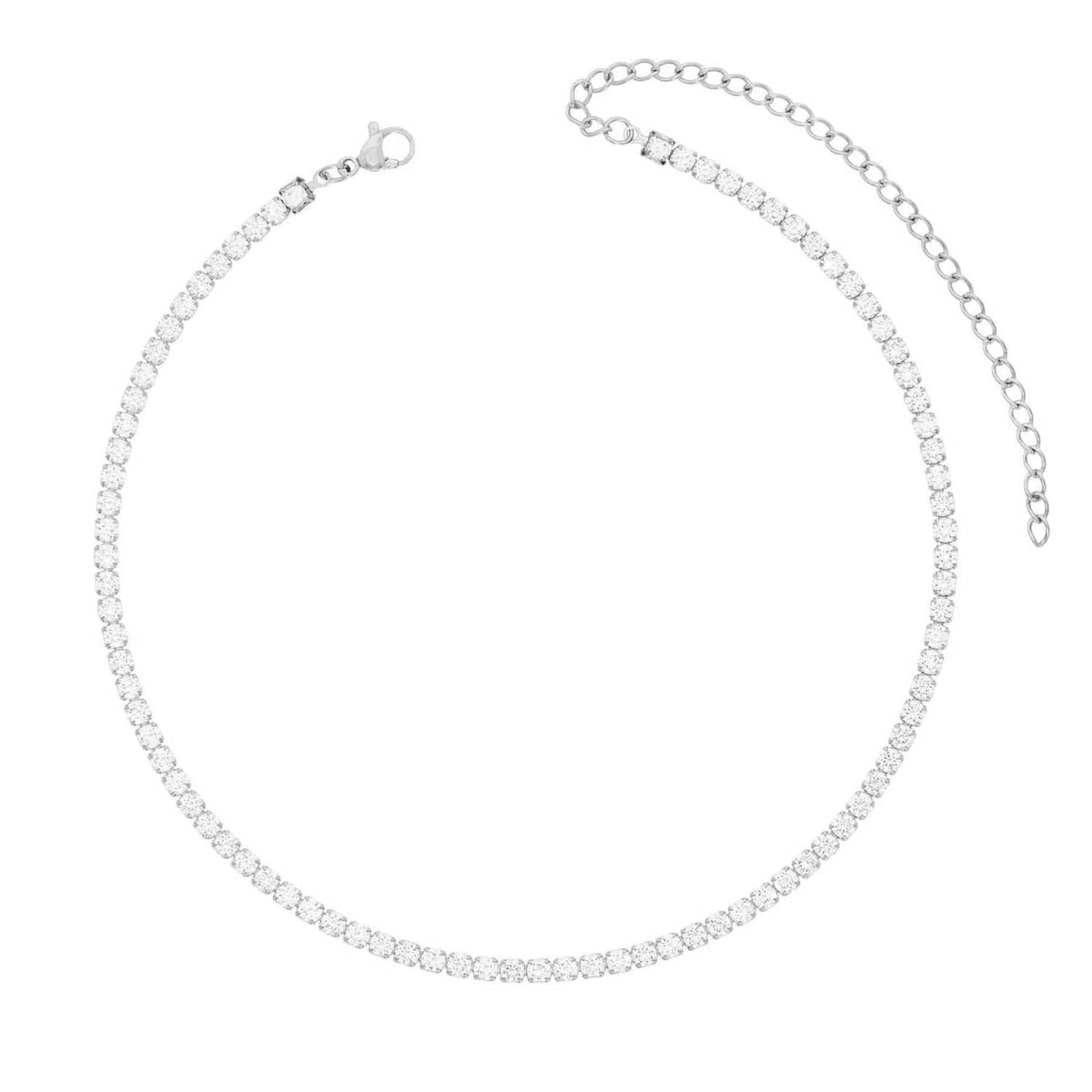 BohoMoon Stainless Steel Monroe Choker Silver