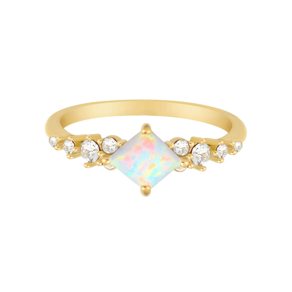 Bohomoon Stainless Steel Nouvelle Opal Ring