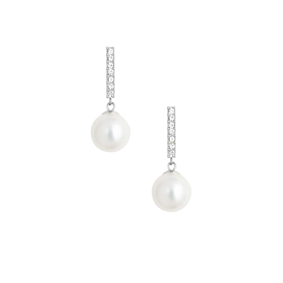 Bohomoon Stainless Steel Ottilie Pearl Stud Earrings