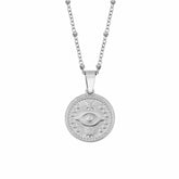 BohoMoon Stainless Steel Palermo Necklace Silver