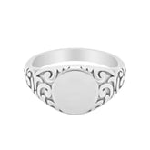 Bohomoon Stainless Steel Pennie Signet Ring