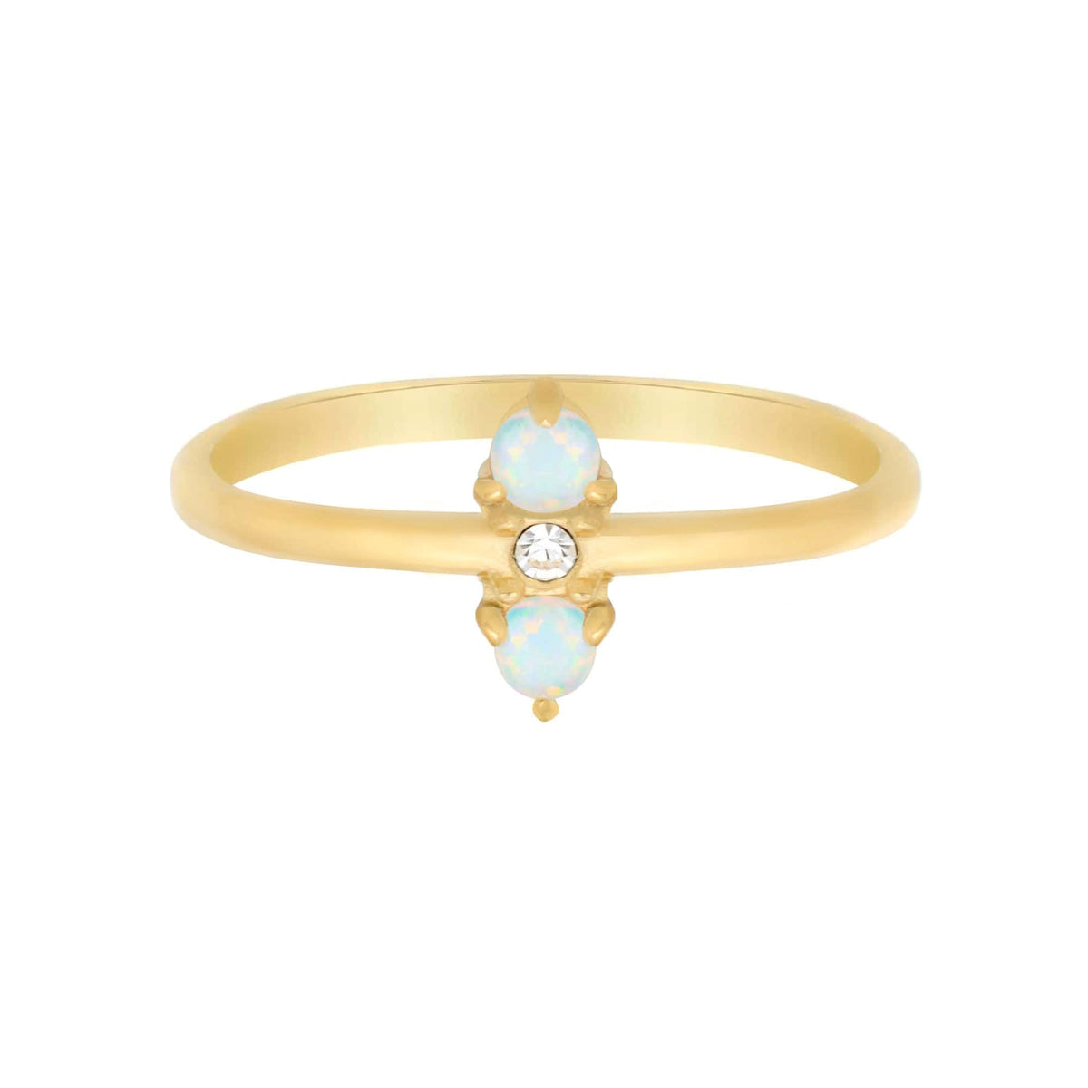 Bohomoon Stainless Steel Phillipa Opal Ring