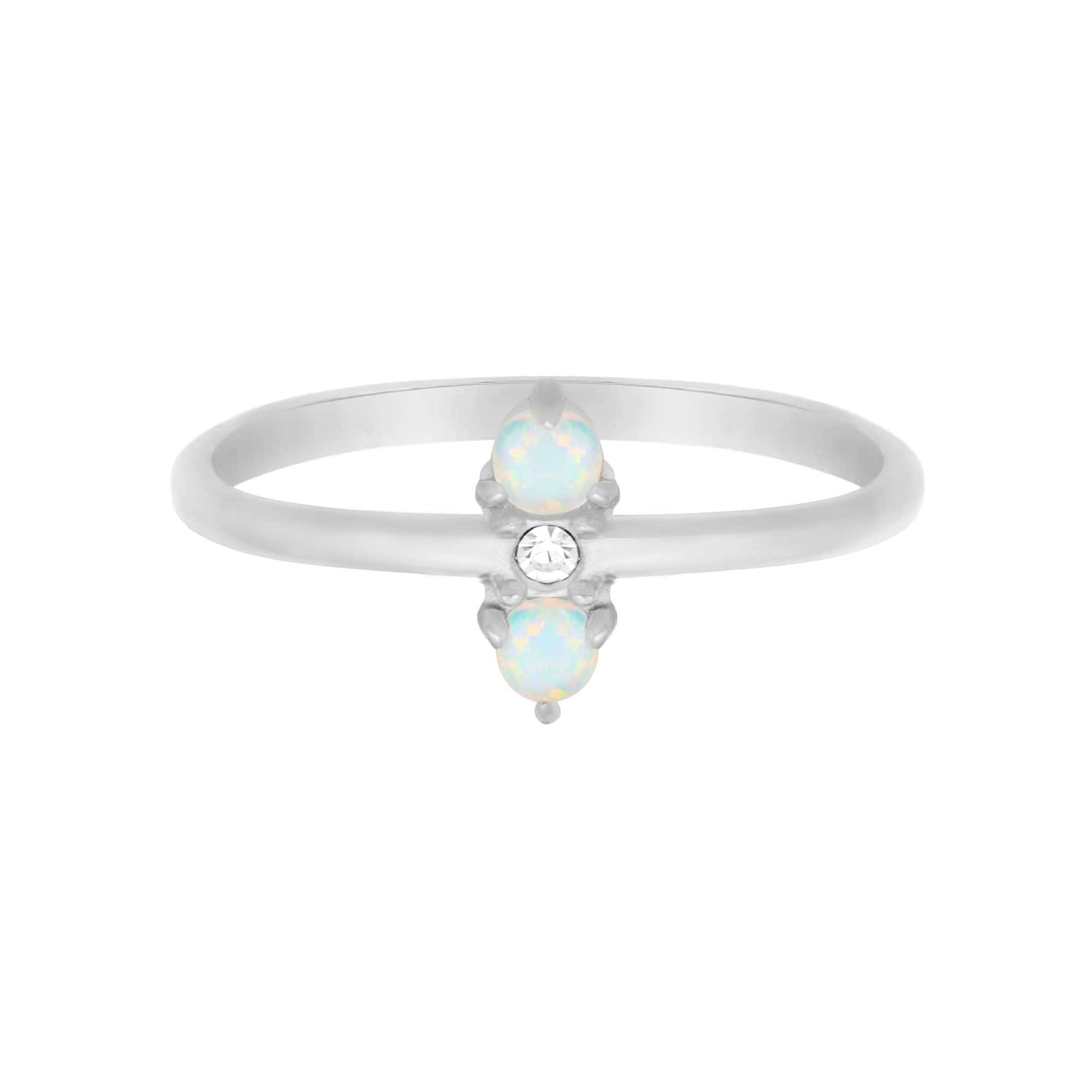 Bohomoon Stainless Steel Phillipa Opal Ring