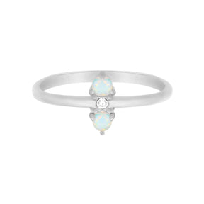 Bohomoon Stainless Steel Phillipa Opal Ring