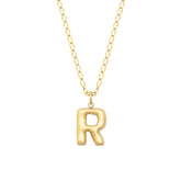 Bohomoon Stainless Steel Purpose Initial Necklace