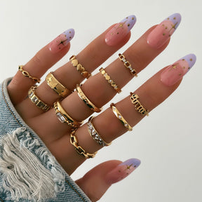 BohoMoon Stainless Steel Raina Midi Ring