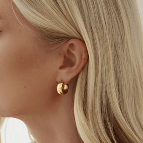 Bohomoon Stainless Steel Reagan Hoop Earrings