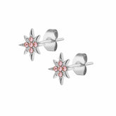 BohoMoon Stainless Steel Roxy Stud Earrings Silver