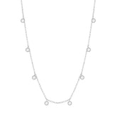 BohoMoon Stainless Steel Shine Necklace Silver