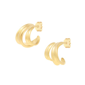 Bohomoon Stainless Steel Siren Hoop Earrings