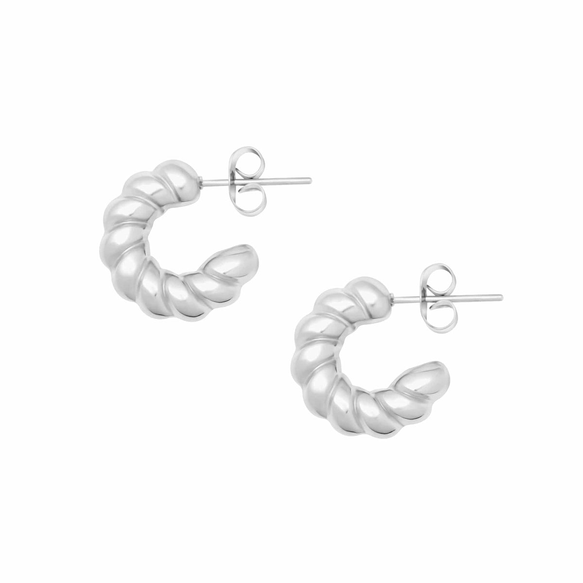 BOHOMOON Stainless Steel Sofia Hoop Earrings Silver