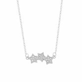 BohoMoon Stainless Steel Space Necklace Silver