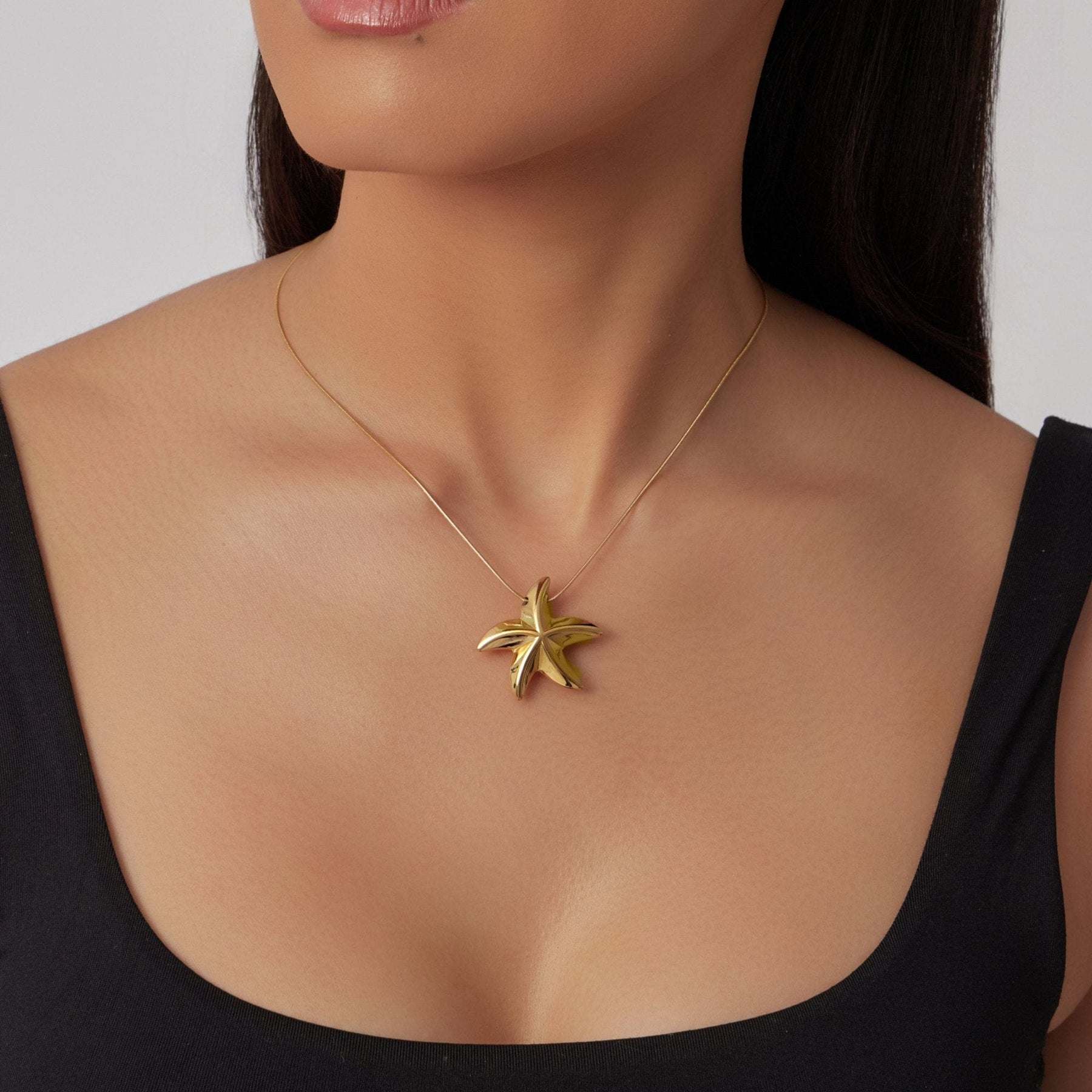 Bohomoon Stainless Steel Starfish Necklace