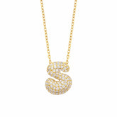 Bohomoon Stainless Steel Starry Night Initial Necklace